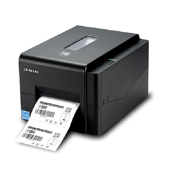 TVS ELECTRONICS LP 46 Lite |Thermal Label Printer| Supports Both 0.5 Inch|1 Inch Ribbon core |High Ribbon Capacity of 300 Meters| Resolution 203 dpi | Direct Thermal and Thermal Printer